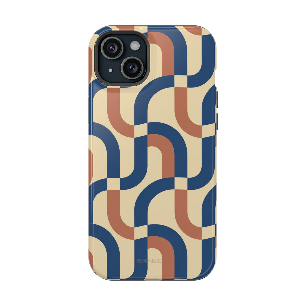 Mod Ribbon – Retro Geometric MagSafe Phone Case