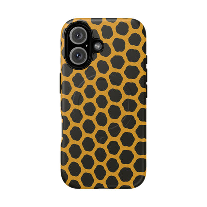 Stylish Leopard Pattern Magnetic iPhone Case | Compatible with MagSafe