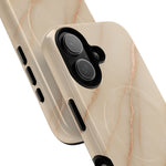 Luxury Series Marble Beige iPhone Case compatible with MagSafe - Shamo's