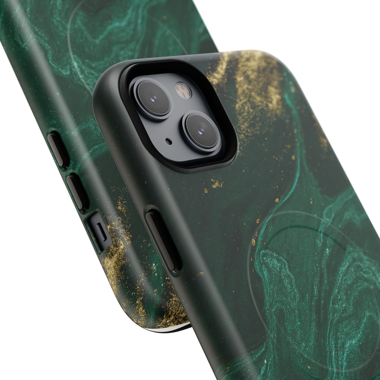Emerald Marble with Gold Veins iPhone Case | with MagSafe  Shamo's