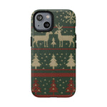 Holiday Knit Reindeer MagSafe Tough iPhone Case  Shamo's iPhone 14 / Matte