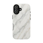 Classic White Marble iPhone Case with MagSafe - Shamo's