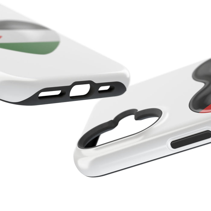 MagSafe Tough Cases with Palestinian flag in heart shape