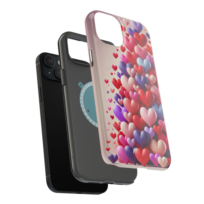 Shamo's Phone Case | MagSafe Compatible | Love Hearts Theme