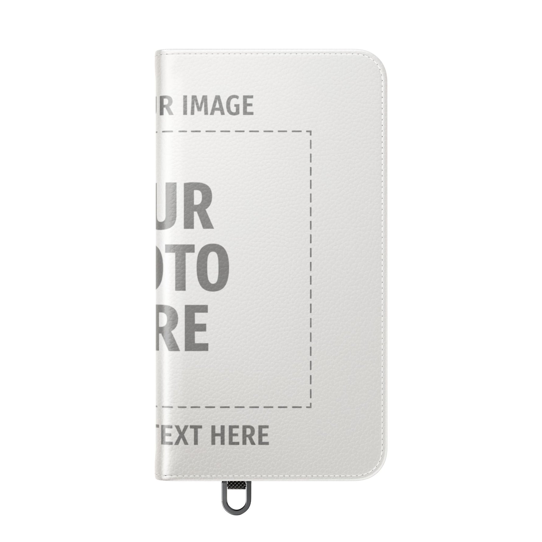 Personalized Flip Wallet Phone Case – Custom Photo & Text Wallet Cover