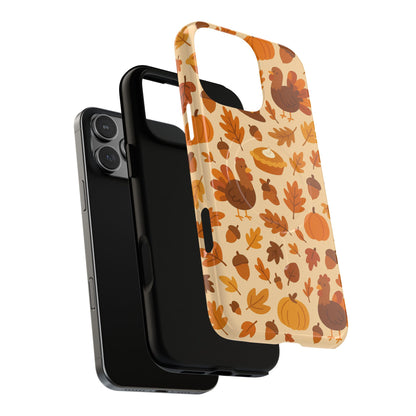 Thanksgiving-Themed Tough Magnetic iPhone Case | Compatible with MagSafe