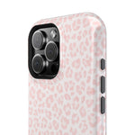 Pink Leopard Impact-Resistant iPhone Case | MagSafe