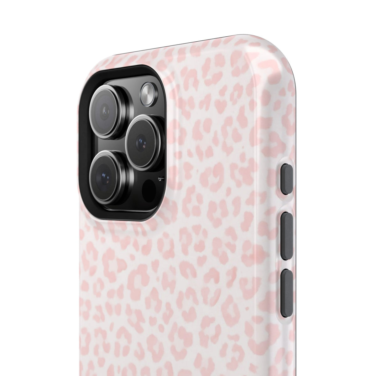 Pink Leopard Impact-Resistant iPhone Case | MagSafe