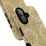 Vintage Rustic Foral Tiles iPhone Case | MagSafe - Shamo's