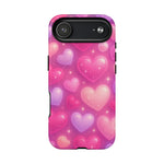 Glitter Hearts Cases for iPhones with MagSafe - Shamo's