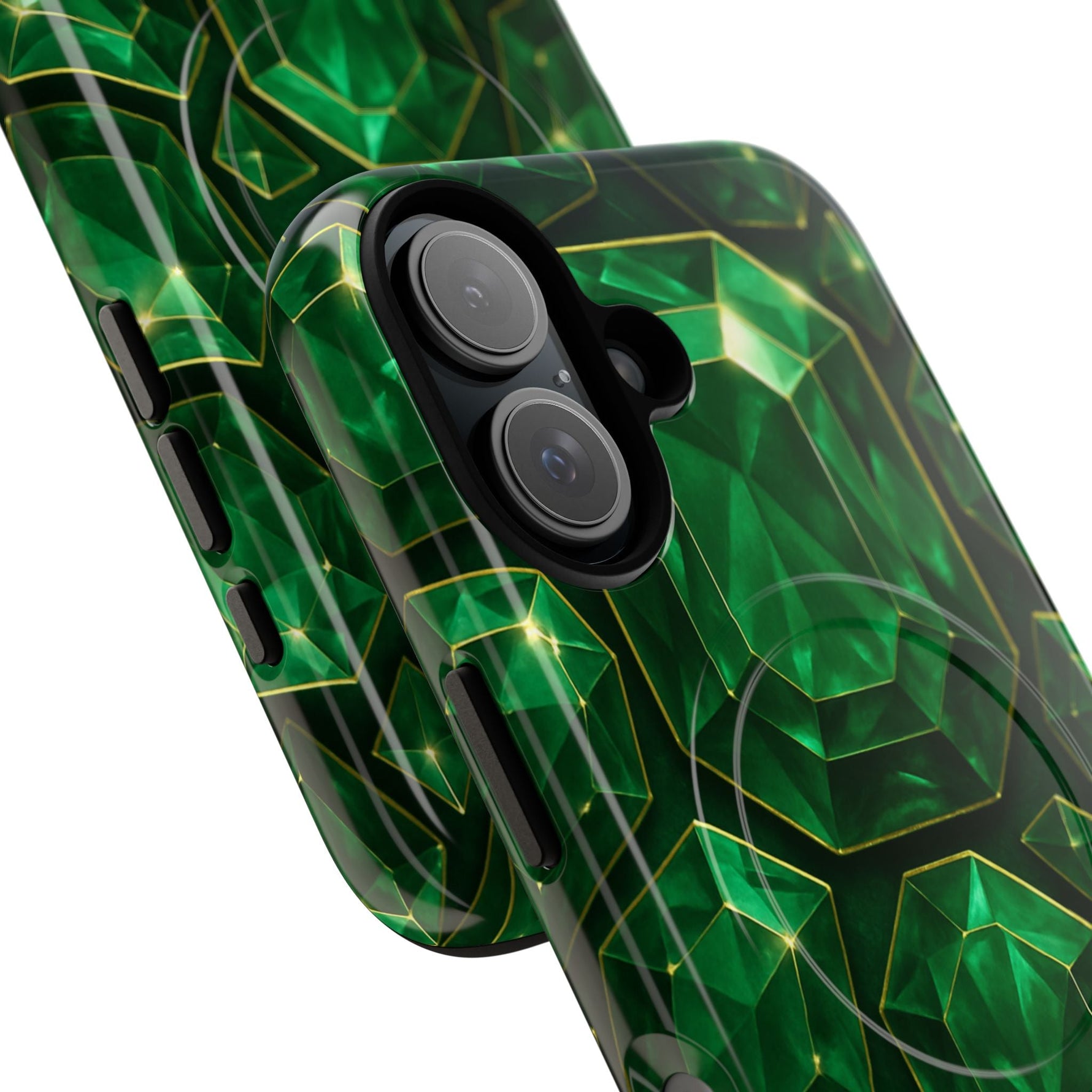 Luxury Series Emerald Gem iPhone Case with MagSafe  Shamo's