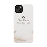 Personalizable Impact-Resistant Phone Case — Add Photo & Text - iPhone 14 Plus / Matte / Without gift packaging - Shamo's