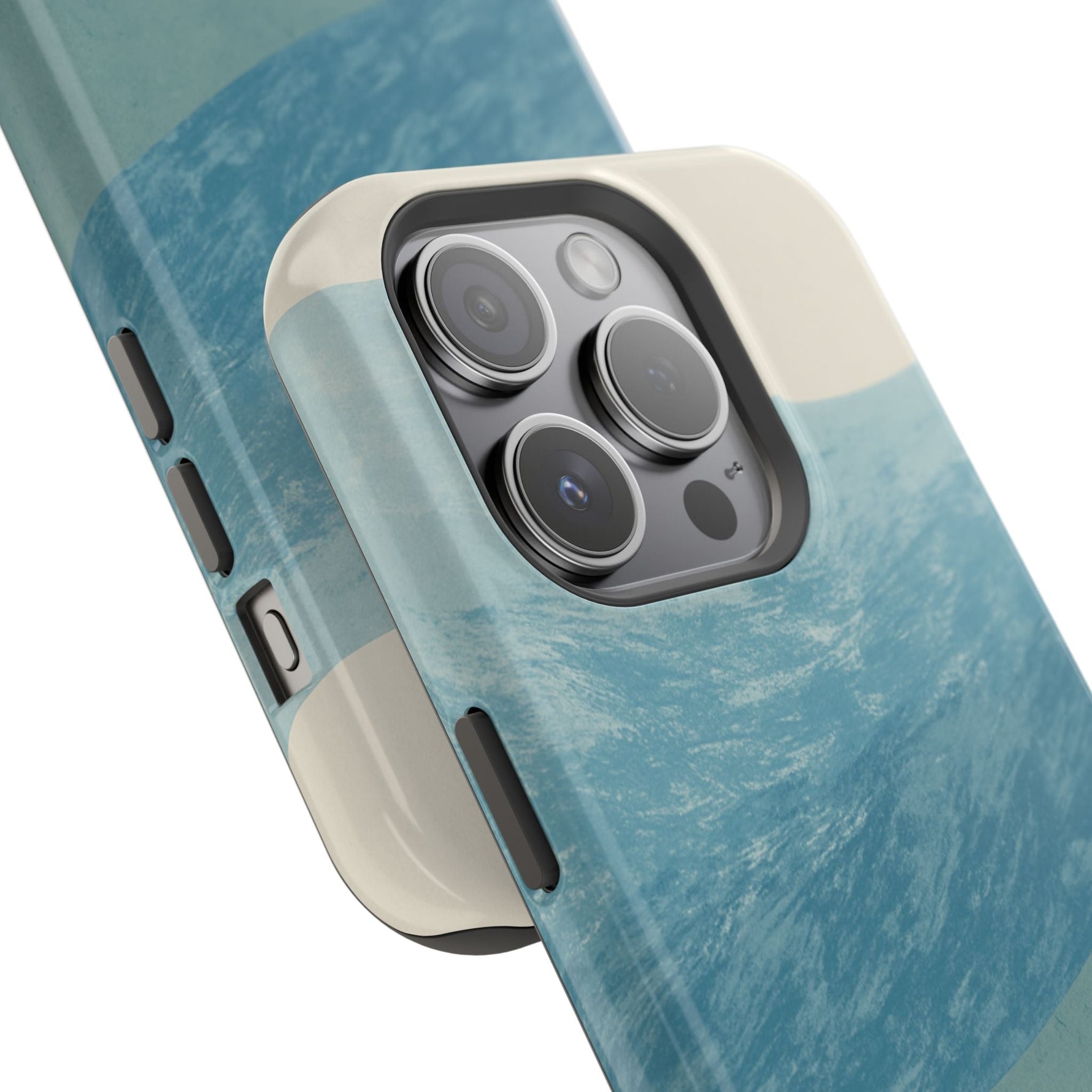 “Calm Over Chaos” Abstract Ocean Wave iPhone Case | MagSafe Compatible  Shamo's