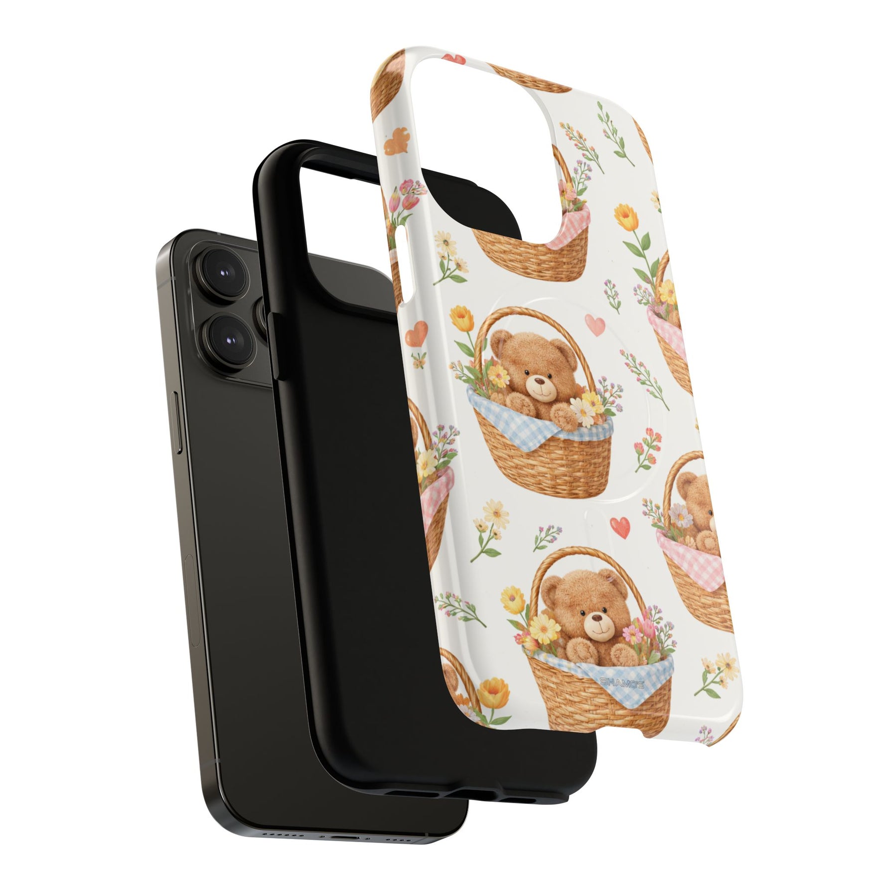 Teddy Berry Basket iPhone Case with MagSafe
