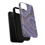 Purple Agate Marble iPhone Case with MagSafe - Shamo's