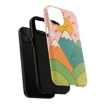 Mountain Sunrise Phone Case - Tough MagSafe Magnetic Design