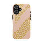 Pink Gold Leopard iPhone Case compatible with MagSafe - Shamo's