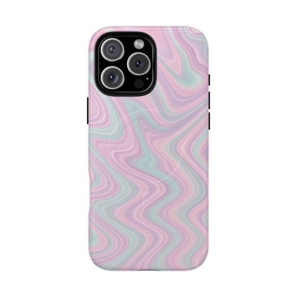 Colorful Marble Pastel Swirl iPhone Case | MagSafe