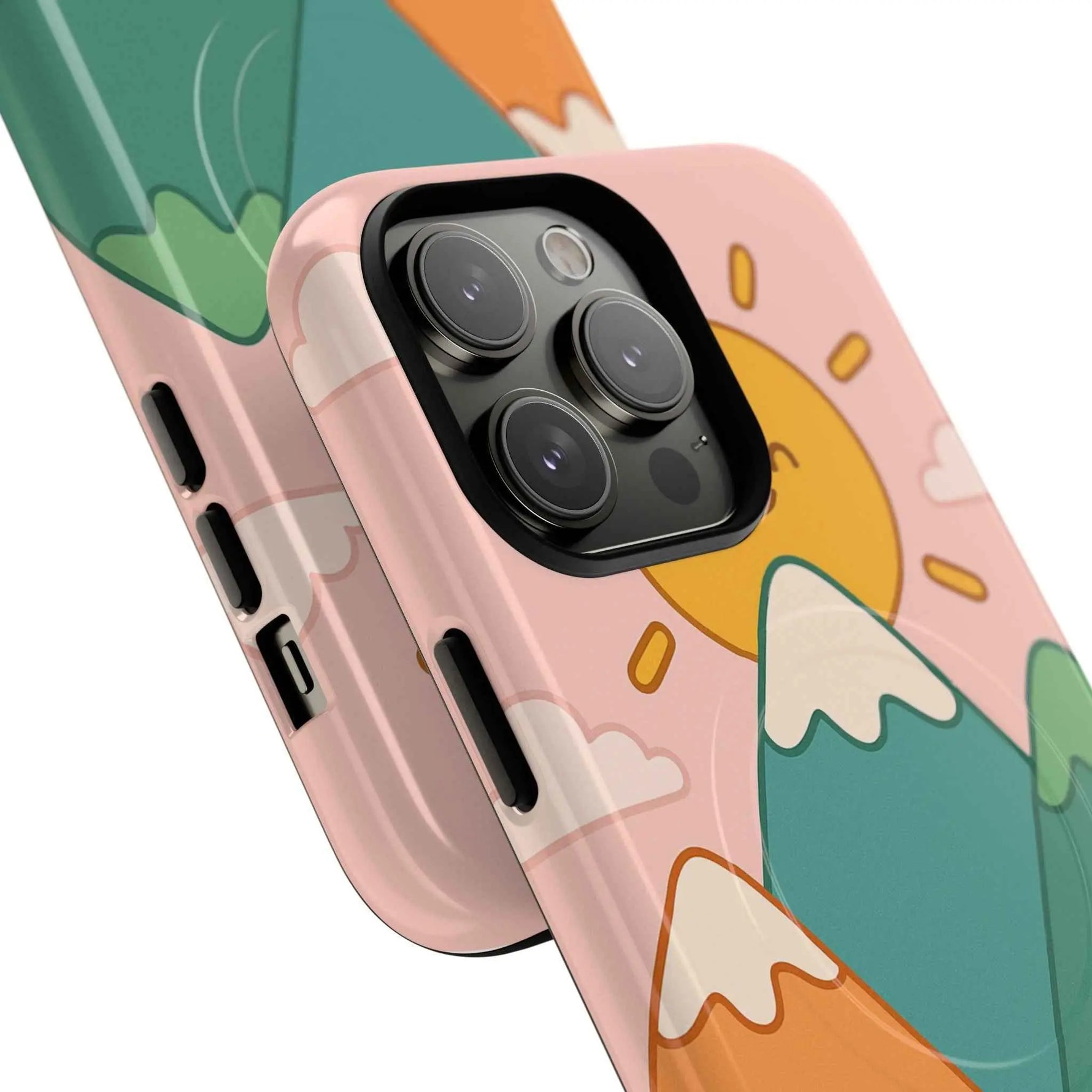 Mountain Sunrise Phone Case - Tough MagSafe Magnetic Design