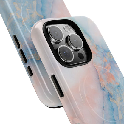 Marble Pastel iPhone Case (MagSafe compatible)
