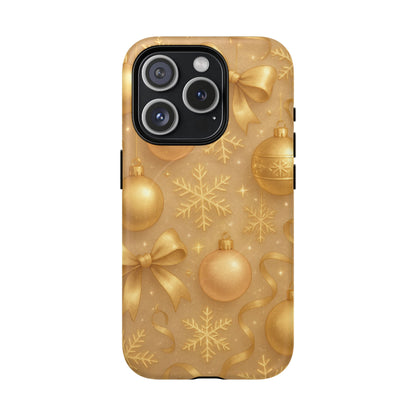 Holiday Gold Ornament iPhone Case | Compatible with MagSafe - Shamo's