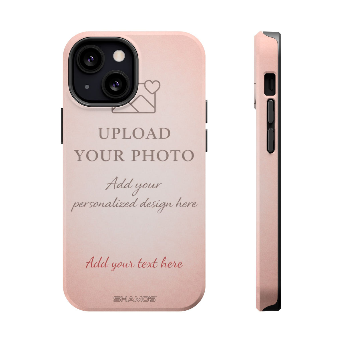 Personalizable iPhone Case | Add Your Own Photo and Text | MagSafe Compatible