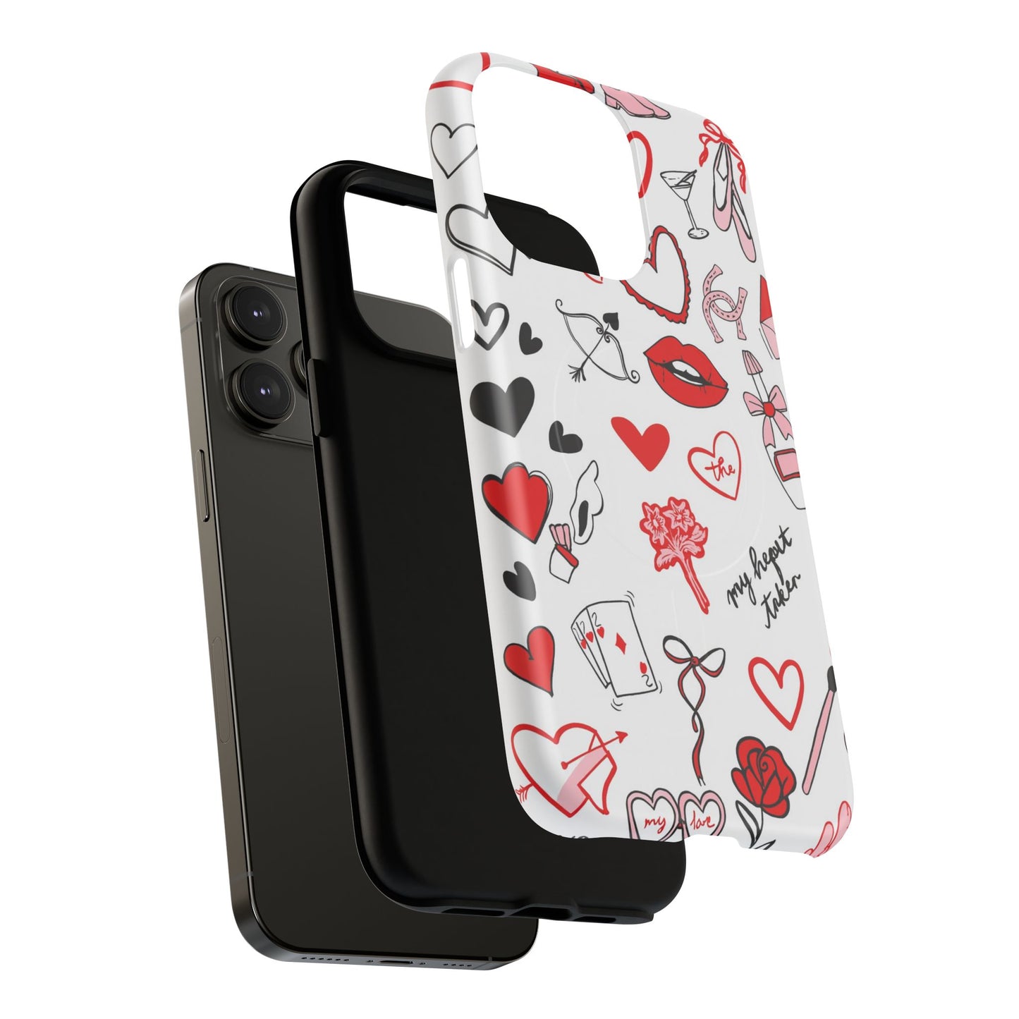 Love Doodle Tough iPhone Case (MagSafe compatible)