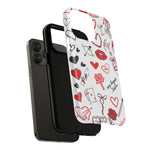 Love Doodle Tough iPhone Case (MagSafe compatible)  Shamo's
