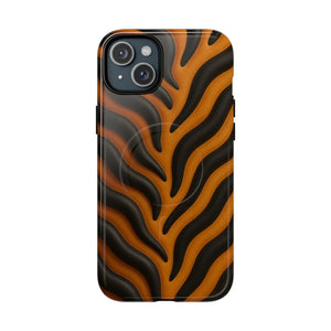 Fierce Tiger Striped iPhone Case - Works with MagSafe - Shamo's
