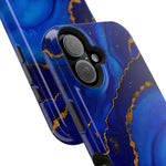 Blue Gold Marble Phone Case  Shamo's
