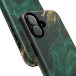 Emerald Marble with Gold Veins iPhone Case | with MagSafe  Shamo's