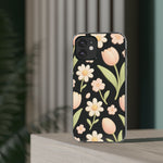 Floral Impact-Resistant Clear iPhone Case - Shamo's