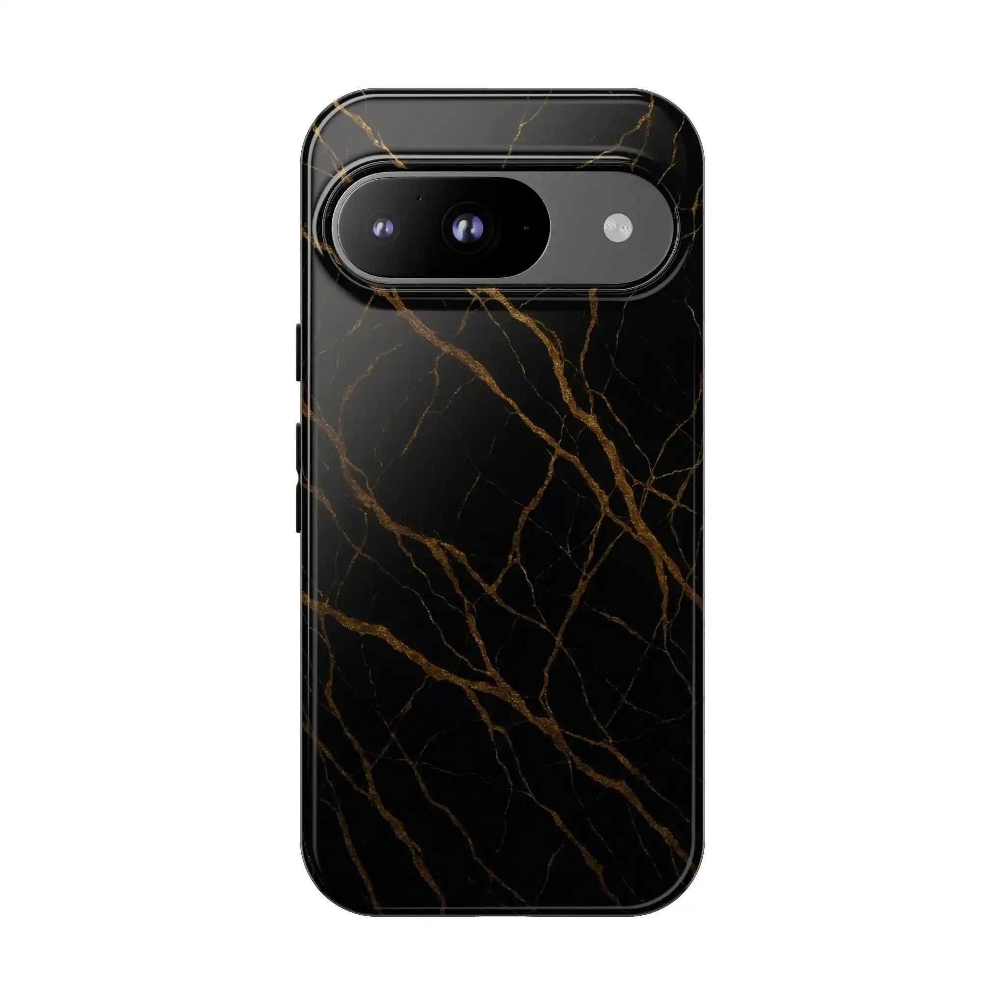 Black Marble Tough Phone Case  Shamo's Google Pixel 9 / Glossy