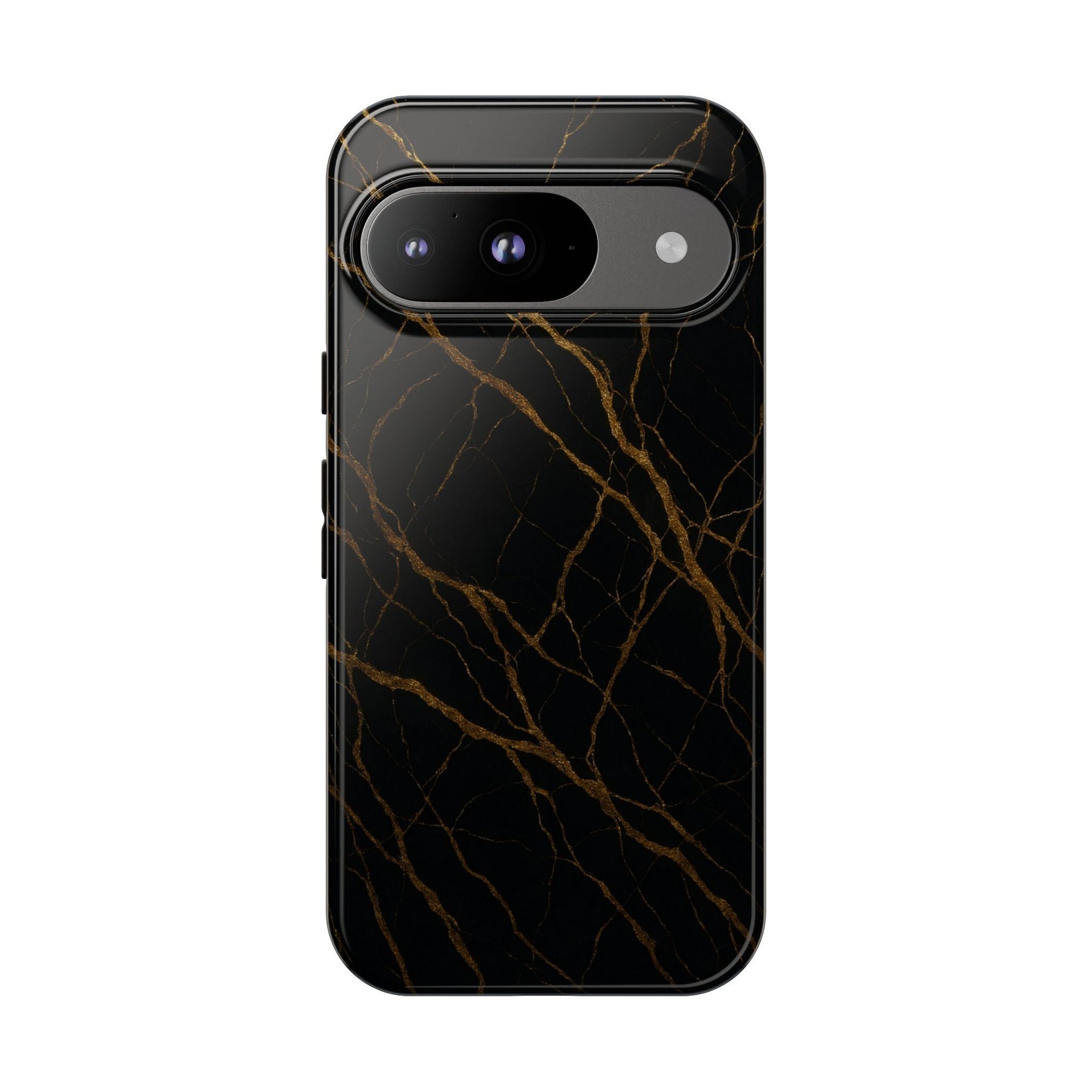 Black Marble Tough iPhone Case  Shamo's Google Pixel 9 / Glossy