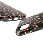 Candy Cane Heart MagSafe Impact-Resistant iPhone Case  Shamo's