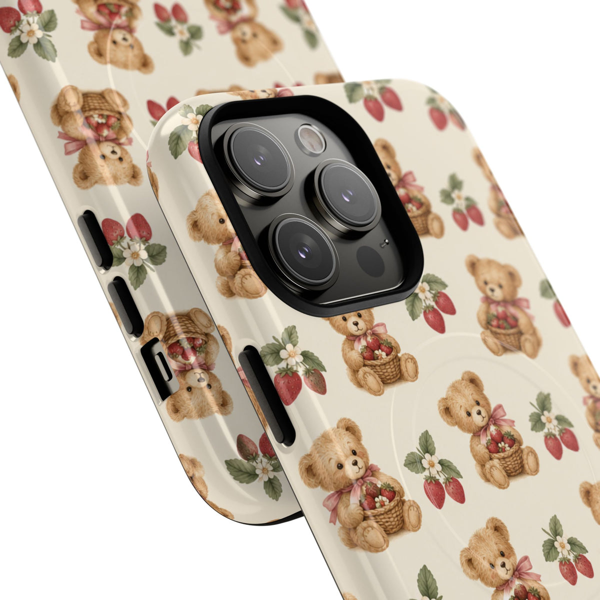 Teddy Berry Basket iPhone Case with MagSafe