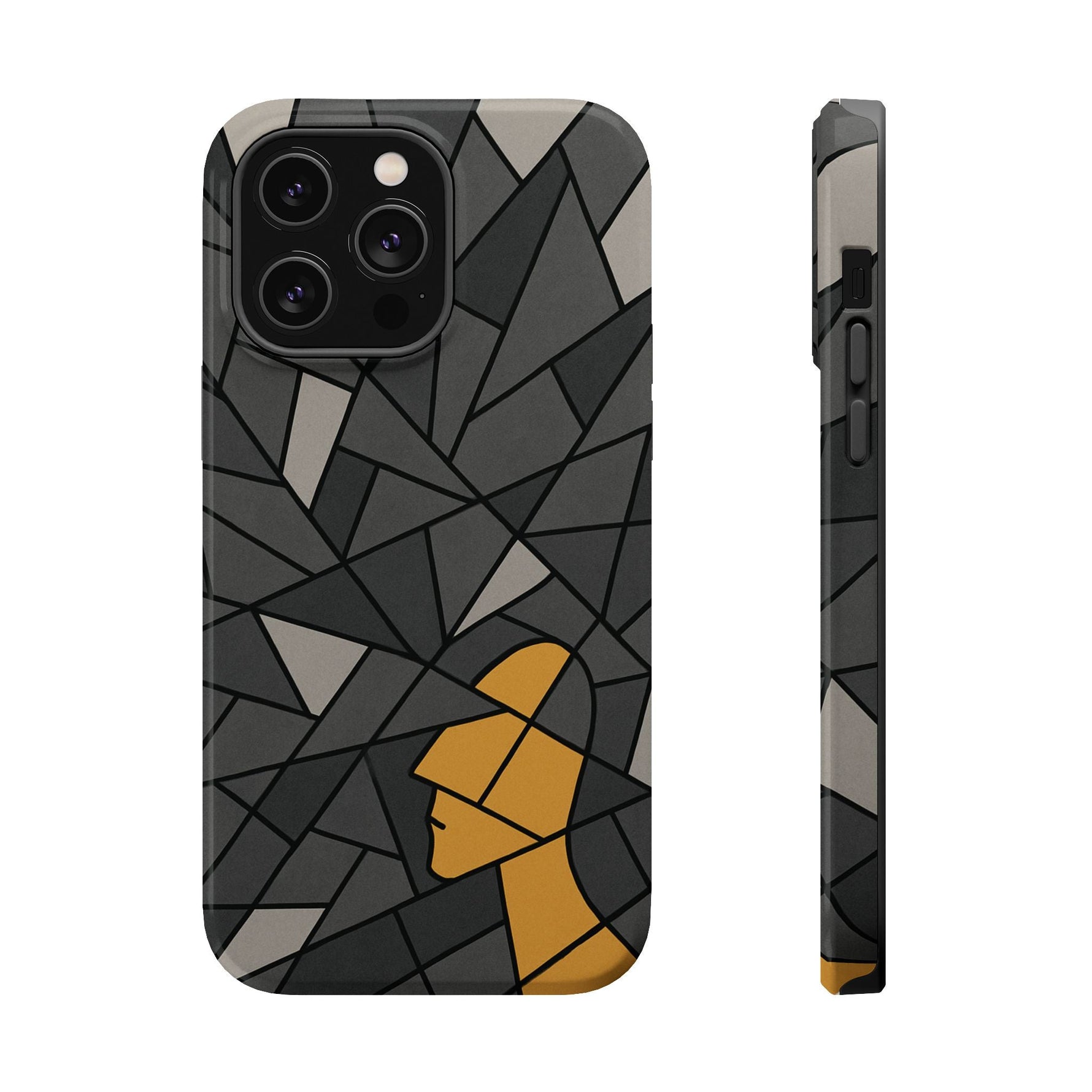 “Rebuilding Myself” Abstract iPhone Case — Magnetic MagSafe Impact-Resistant  Shamo's iPhone 14 Pro Max / Glossy