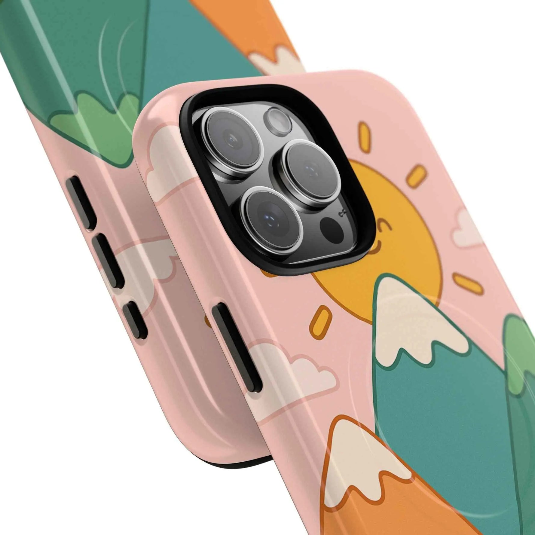 Mountain Sunrise Phone Case - Tough MagSafe Magnetic Design