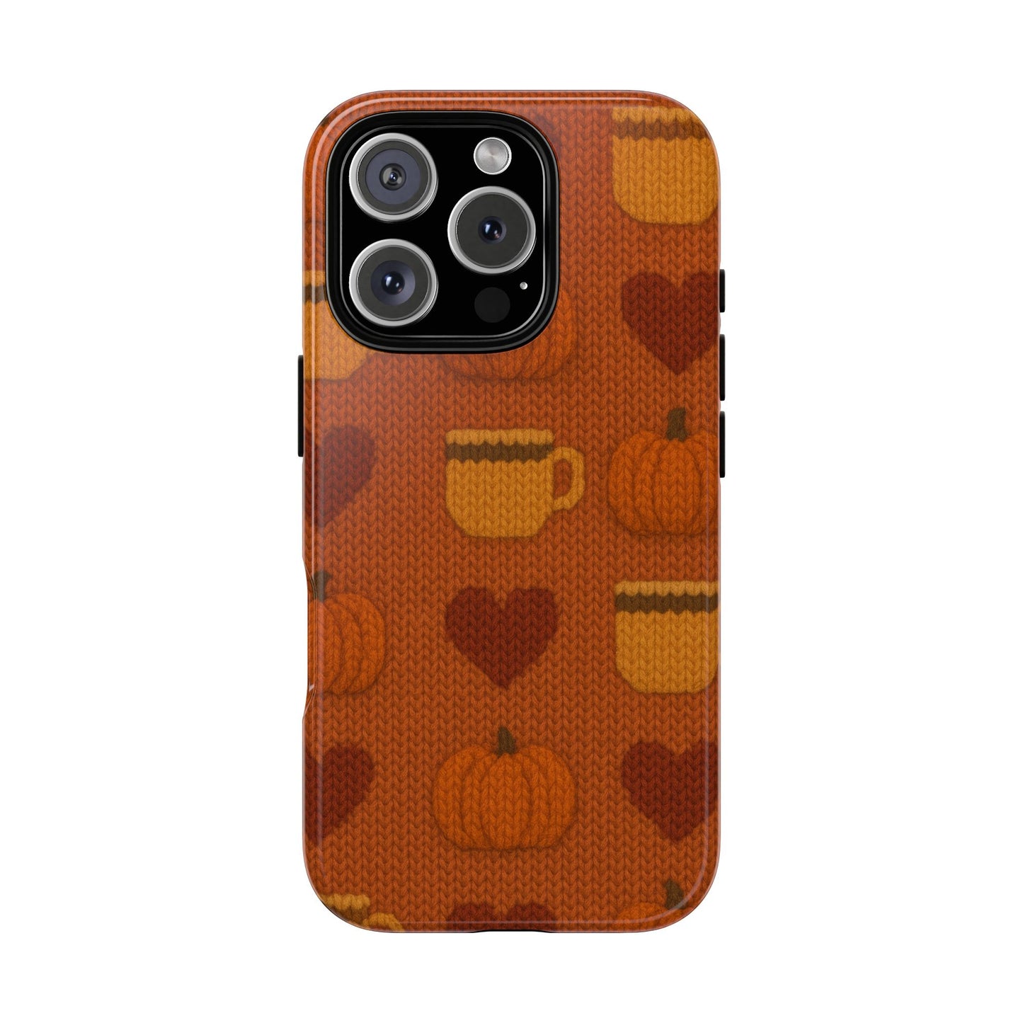 Fall Pumpkin & Coffee iPhone Case