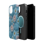 Frozen Floral Rose & Daisy Impact iPhone Case | MagSafe compatible  Shamo's