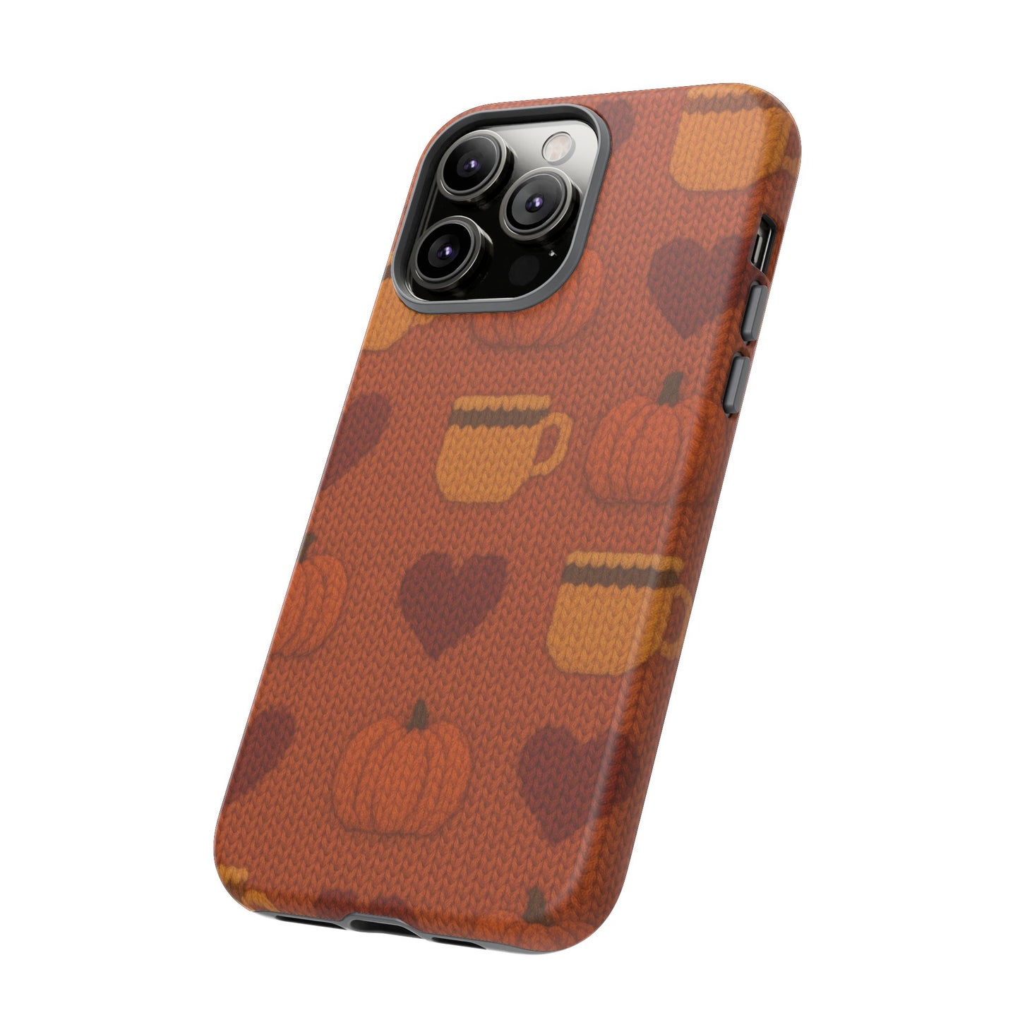Fall Pumpkin & Coffee iPhone Case