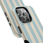 Blue Strips Pattern iPhone Case Compatible with MagSafe - Shamo's