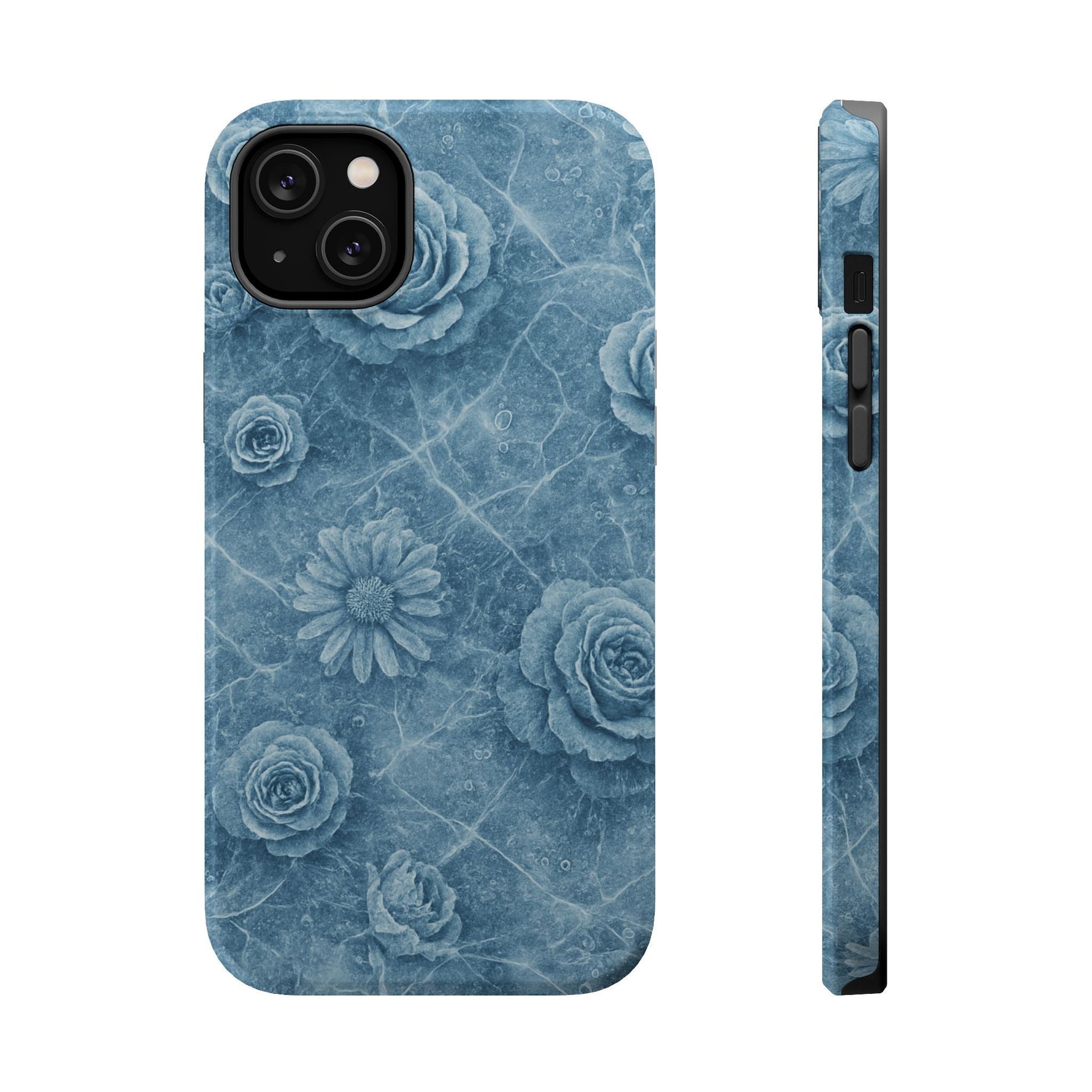 Frozen Flower Impact-Resistant iPhone Case — MagSafe Compatible  Shamo's iPhone 14 Plus / Glossy