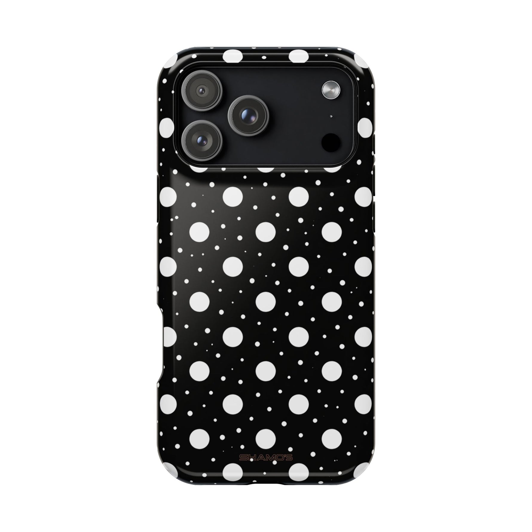 Polka Dot Impact-Resistant iPhone Case | MagSafe