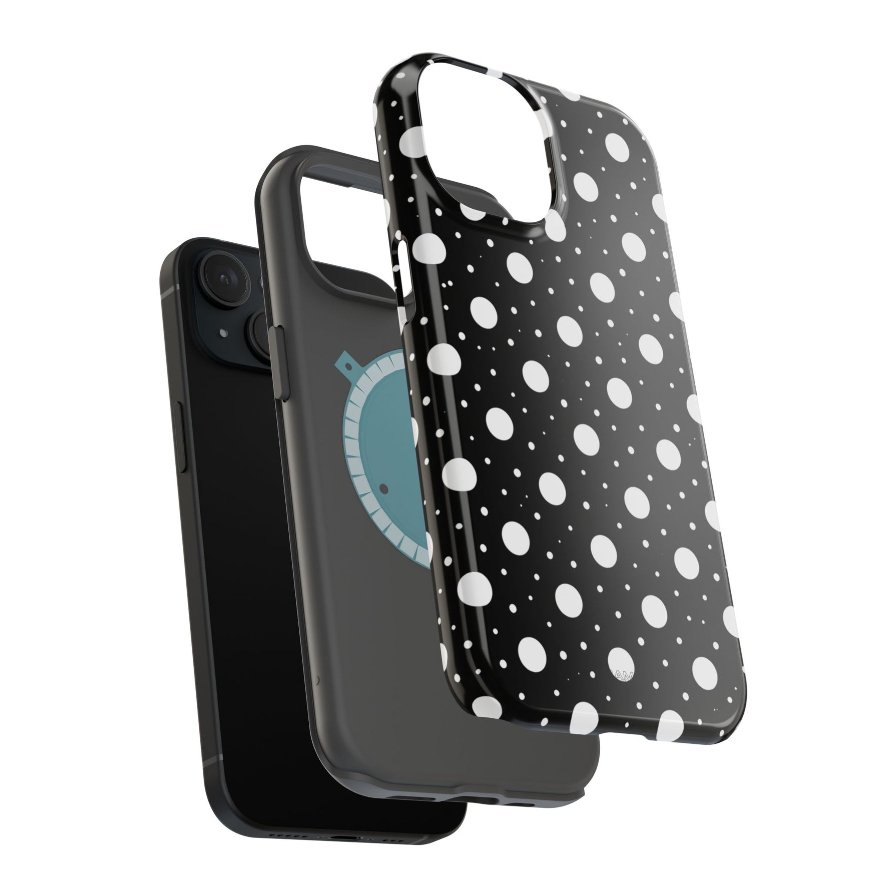 Polka Dot Impact-Resistant iPhone Case | MagSafe