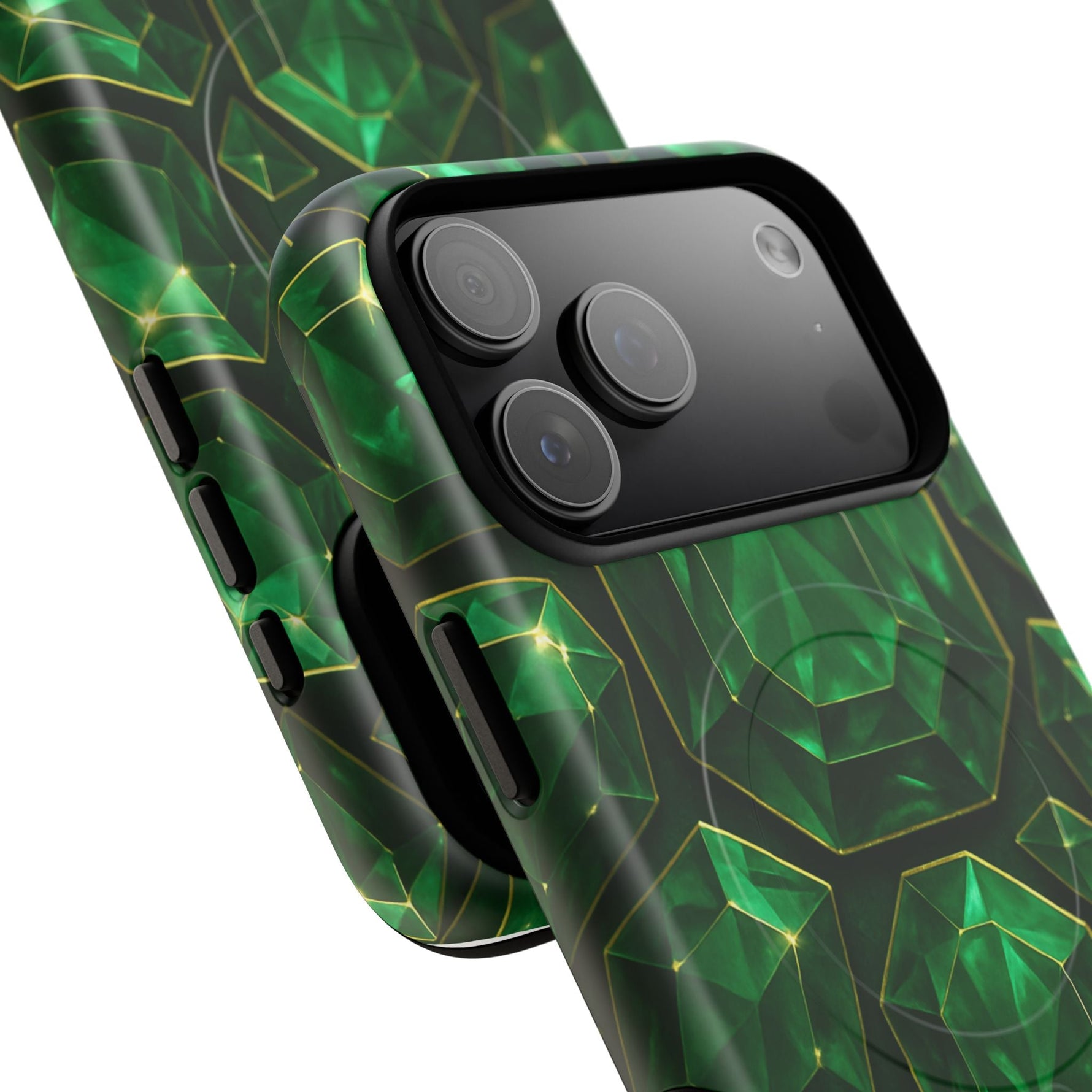 Luxury Series Emerald Gem iPhone Case with MagSafe  Shamo's