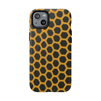 Stylish Leopard Pattern Magnetic iPhone Case | Compatible with MagSafe
