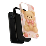 Ribbon Teddy Bear Love iPhone Case with MagSafe - Shamo's