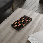 Romantic Teddy Bear Impact-Resistant Phone Case with Heart Design
