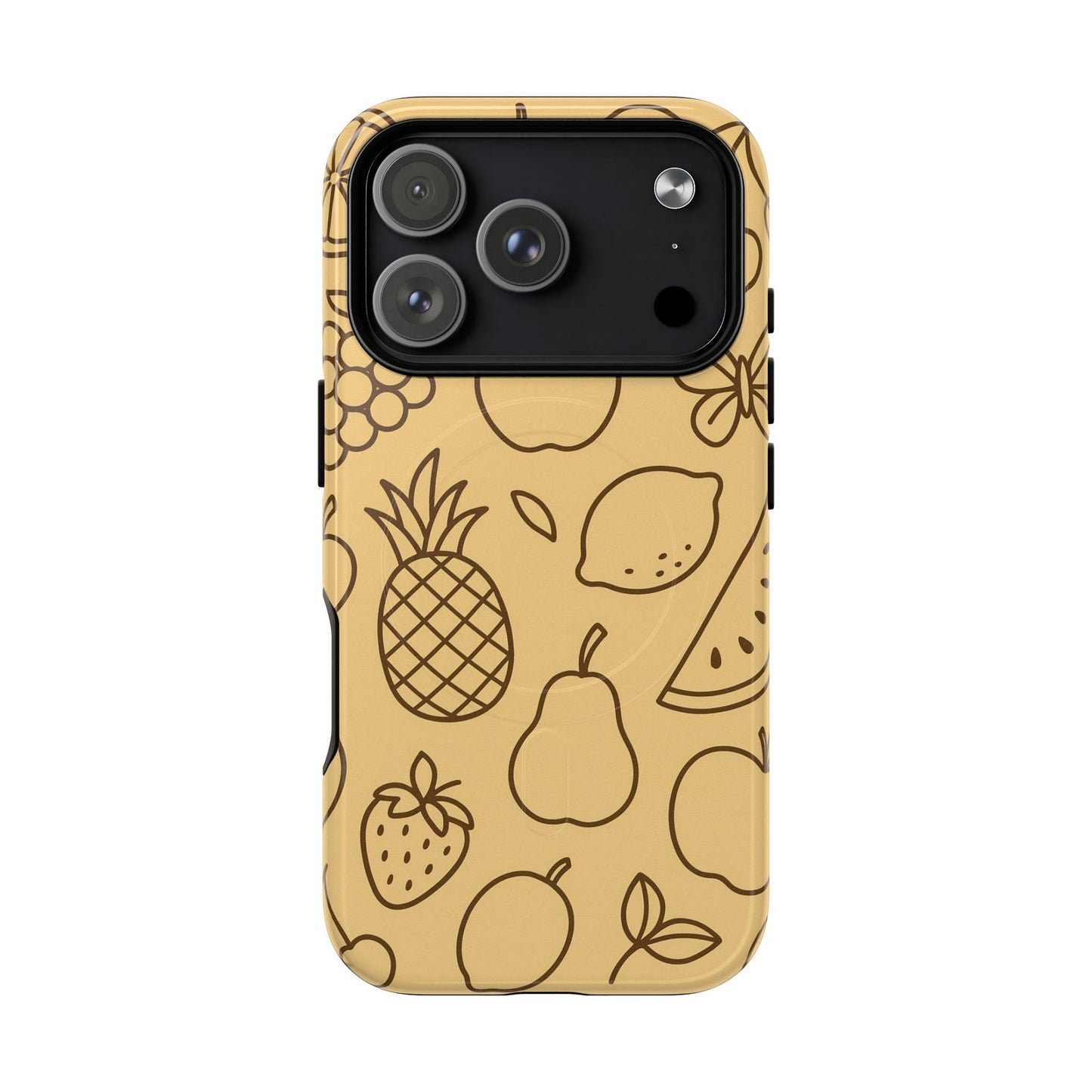 Fruity Drawing Design iPhone Case | Compatible with MagSafe